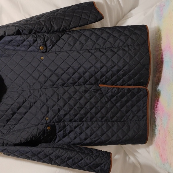 SALE! Ralph Lauren Diamond Quilted Jacket W Removable Hood Sz.M (A-75) - Picture 9 of 15